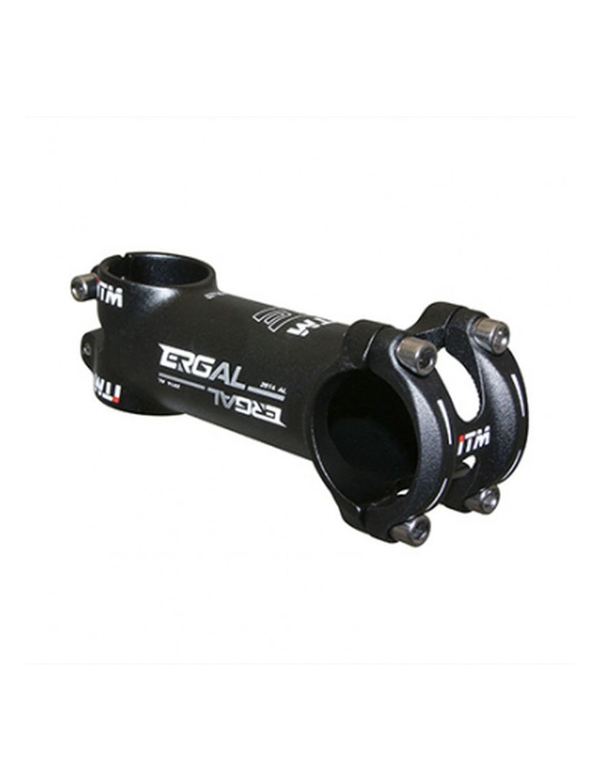 POTENCE ROUTE-VTT ITM ERGAL NOIR REVERSIBLE 31,8 ANGLE 6° L 120mm 134g