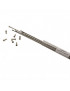 RAYON E-BIKE INOX ARGENT 2.2mm L 274mm TETE COUDEE AVEC ECROU (TUBE DE 10)