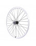 ROUE ROUTE - FIXIE - PISTE P2R 30mm BLANC ARRIERE DOUBLE FILETAGE AVEC PIGNON 16DTS