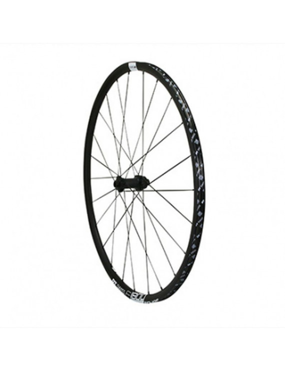 ROUE ROUTE 700 DT SWISS E1800-23 ENDURANCE SPLINE DISC CENTERLOCK AXE 12-100mm AVANT NOIR A PNEU 25-28mm (HAUTEUR JANTE 23mm) A