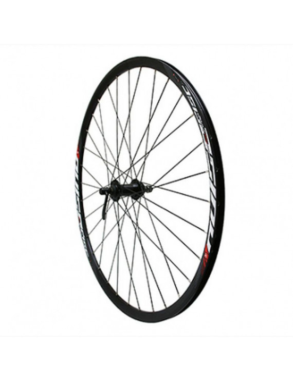 ROUE ROUTE 700 PULSE AVANT DISC CENTERLOCK MOYEU BILLE NOIR AXE BLOCAGE (POUR PNEU 23-25-28) - TUBELESS READY