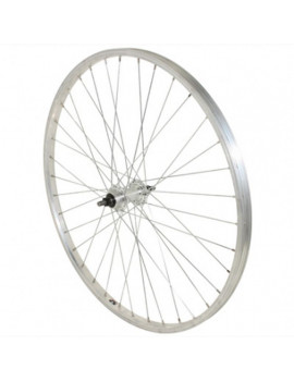 "ROUE VTT 26"" ARRIERE ALU MOY ALU AXE PLEIN ROUE LIBRE 1V. (VENDU AVEC ECROU 10X100)"