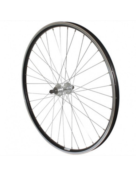 "ROUE VTT 26"" P2R ARRIERE ALU NOIR DOUBLE PAROI MOY ALU ROUE LIBRE 7-6V. BLOCAGE"