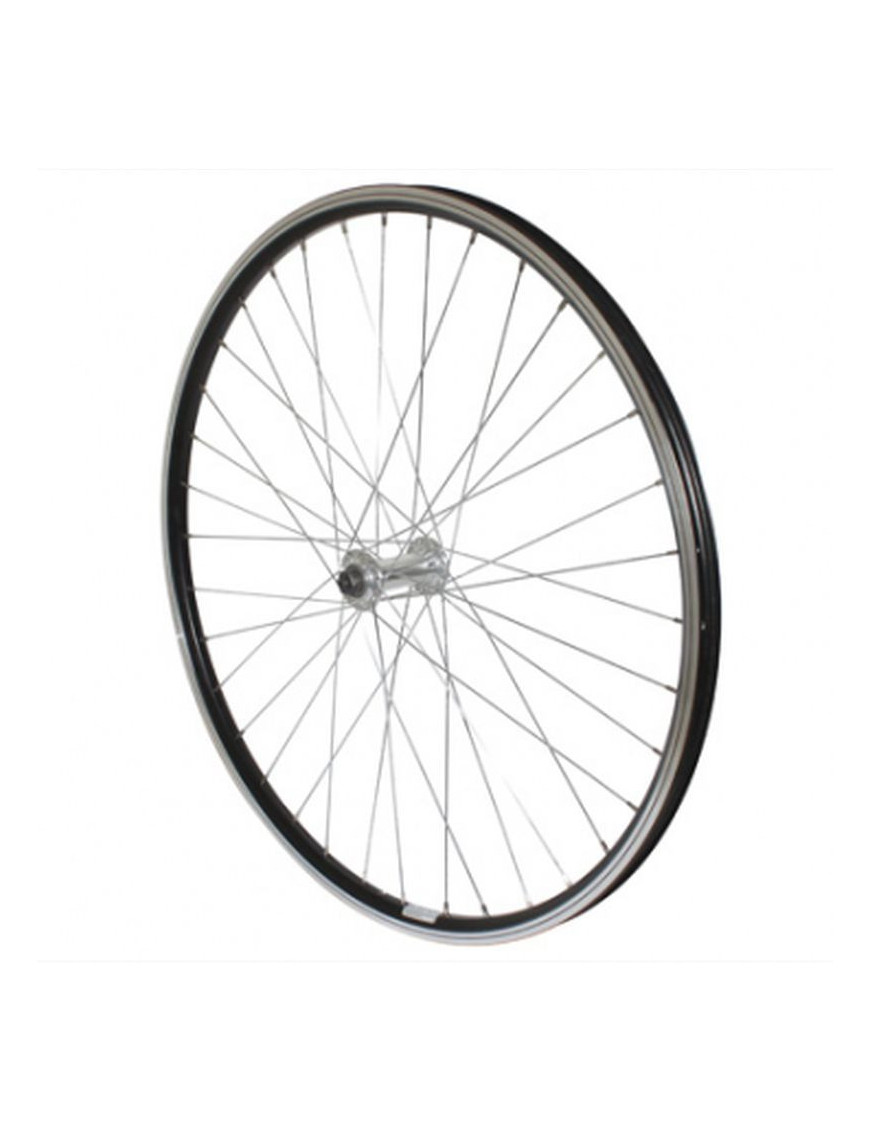 "ROUE VTT 26"" P2R AVANT ALU NOIR DOUBLE PAROI MOY ALU BLOCAGE"