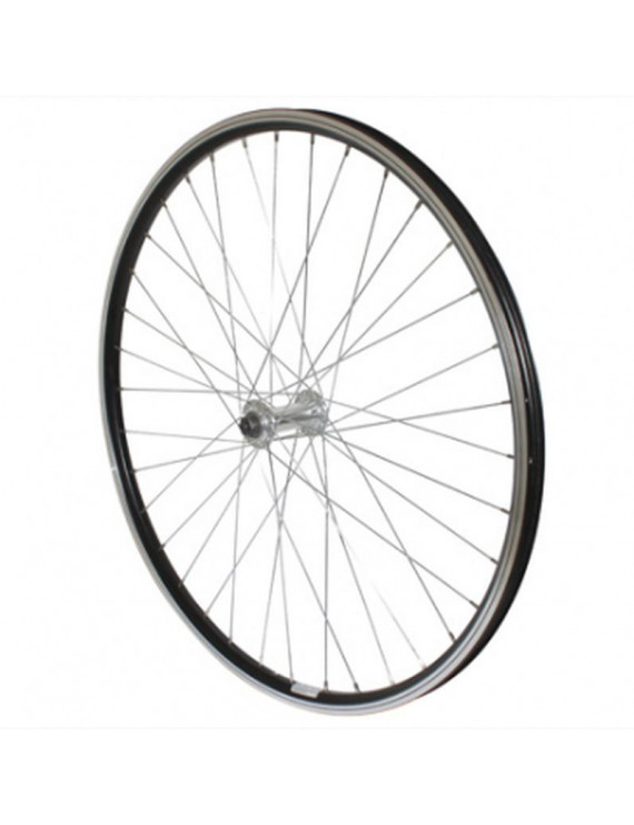 "ROUE VTT 26"" P2R AVANT ALU NOIR DOUBLE PAROI MOY ALU BLOCAGE"