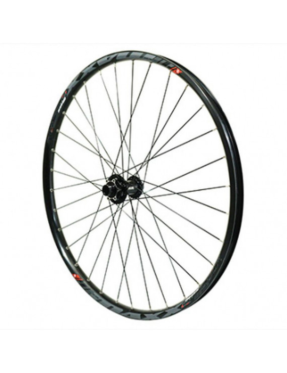 "ROUE VTT 27.5"" MAXX 25 FREERIDE DISC 6 TROUS AVANT NOIR VELOX (TUBELESS ET TUBETYPE)  POUR AXE 20-100  - JANTE EXT 31mm"