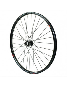 "ROUE VTT 27.5"" MAXX 25 FREERIDE DISC CENTERLOCK AVANT NOIR SHIMANO MT400 (TUBELESS ET TUBETYPE)  POUR AXE TRAVERSANT 15-100  