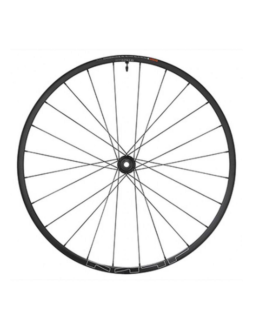 "ROUE VTT 27.5"" SHIMANO MT620 DISC CENTERLOCK AVANT NOIR TUBELESS AXE TRAVERSANT 15-110 - LARGEUR JANTE EXTERIEUR 34.5mm"