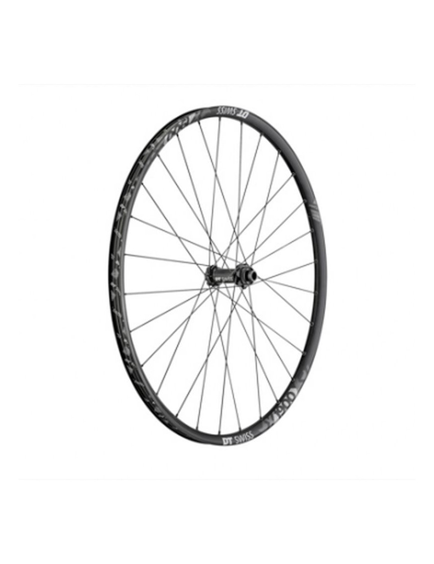 ROUE VTT 29" DT SWISS X1900 SPLINE BOOST DISC CENTERLOCK AVANT NOIR (TUBELESS ET TUBETYPE) COMPATIBLE AXE 15-110 - JANTE LARGEU