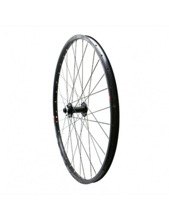"ROUE VTT 29"" KLIXX BOOST ALL MOUNTAIN DISC AVANT NOIR A ROULEMENTS (COMPATIBLE TUBELESS ET TUBETYPE) 6 TROUS COMPATIBLE AXE T