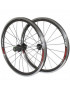 "ROUES ROUTE 22"" A BLOCAGE CASSETTE 10-9-8V. P2R NOIR DOUBLE PAROI (AVANT + ARRIERE) 470-23"