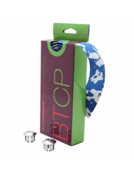 RUBAN DE GUIDON BIKERIBBON CORK PLUS BLEU-BLANC