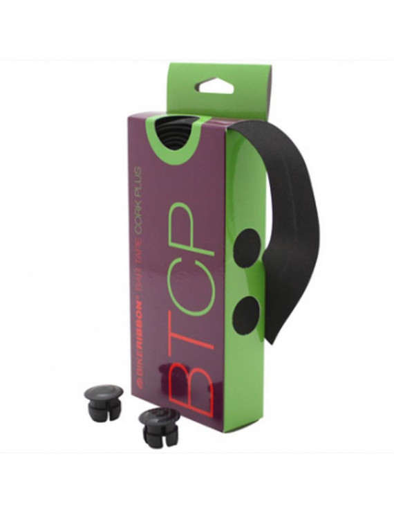 RUBAN DE GUIDON BIKE RIBBON CORK PLUS NOIR SANS LIEGE