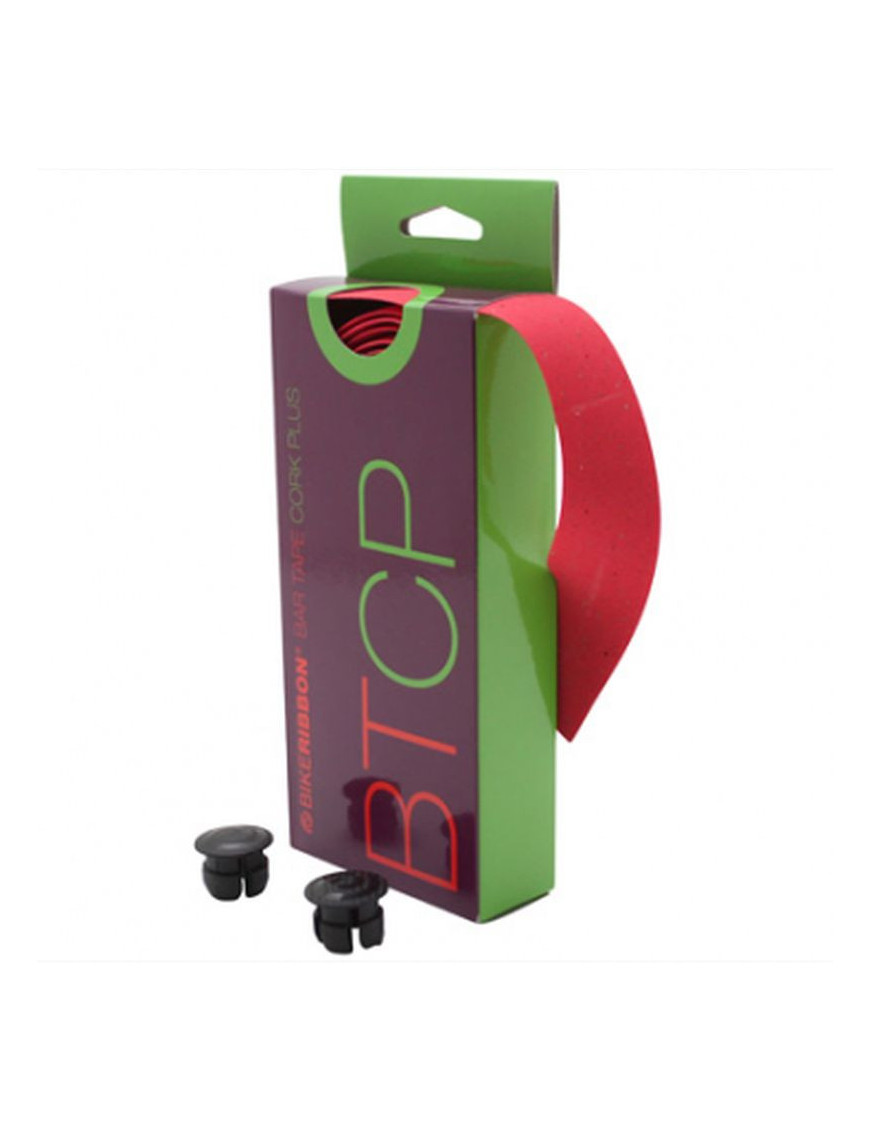 RUBAN DE GUIDON BIKE RIBBON CORK PLUS ROUGE AVEC LIEGE