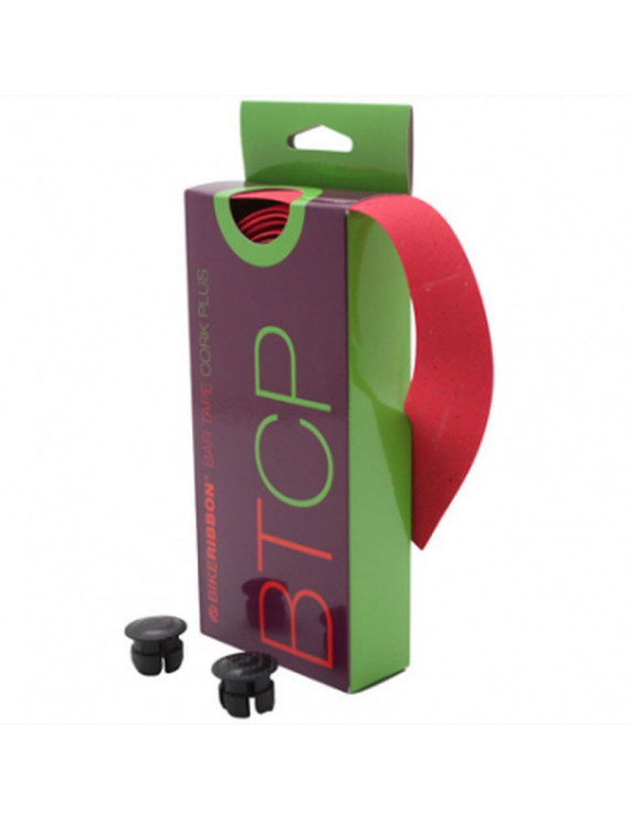 RUBAN DE GUIDON BIKE RIBBON CORK PLUS ROUGE AVEC LIEGE