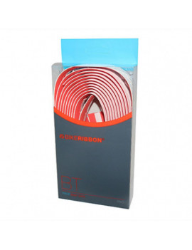 RUBAN DE GUIDON BIKERIBBON DROP BLANC-ROUGE