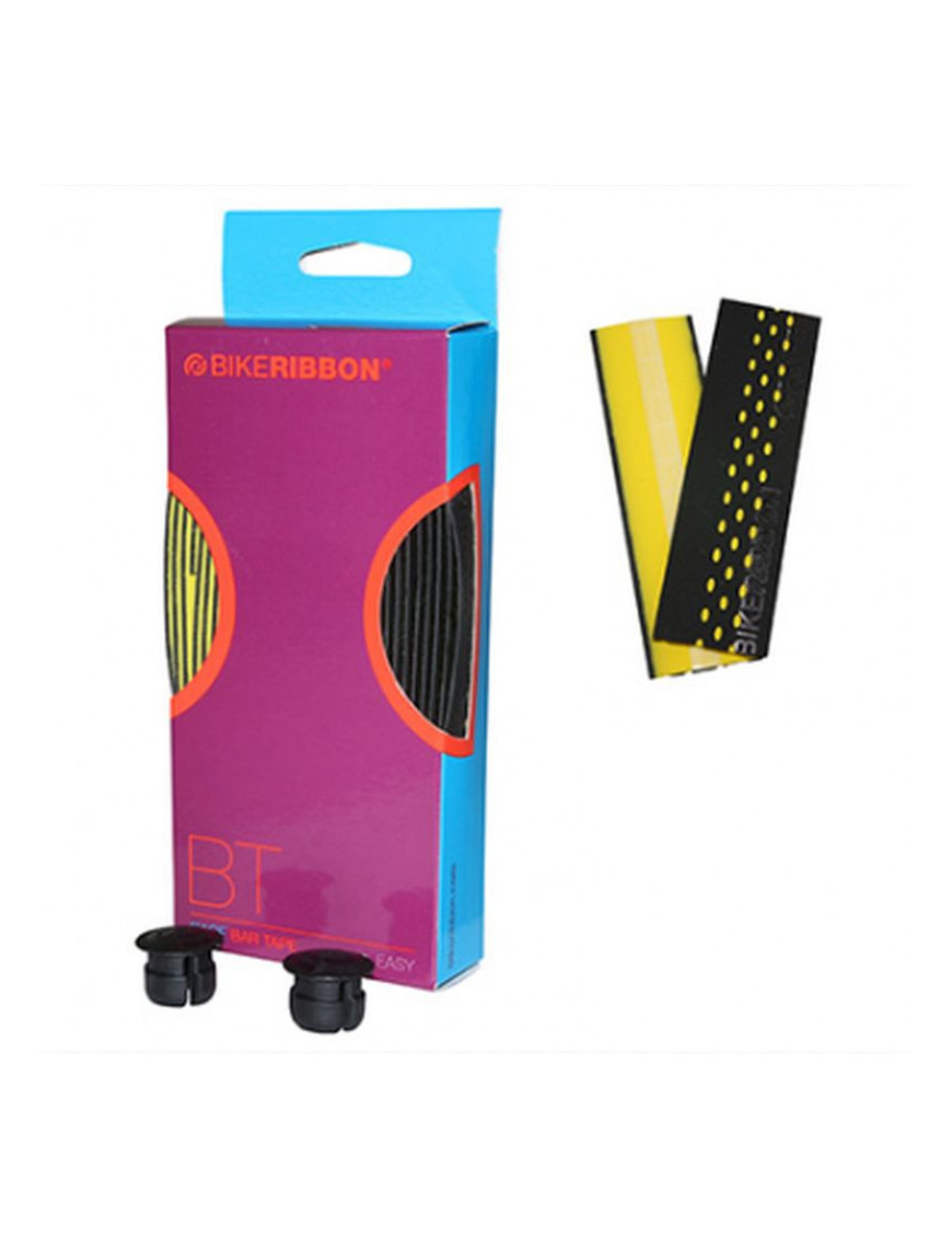 RUBAN DE GUIDON BIKE RIBBON DROP NOIR-JAUNE