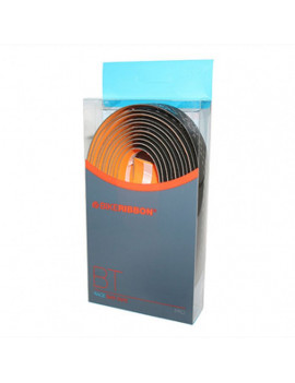 RUBAN DE GUIDON BIKERIBBON DROP NOIR-ORANGE