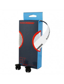 RUBAN DE GUIDON BIKERIBBON SCRUB BLANC MARQUAGE BIKERIBBON NOIR