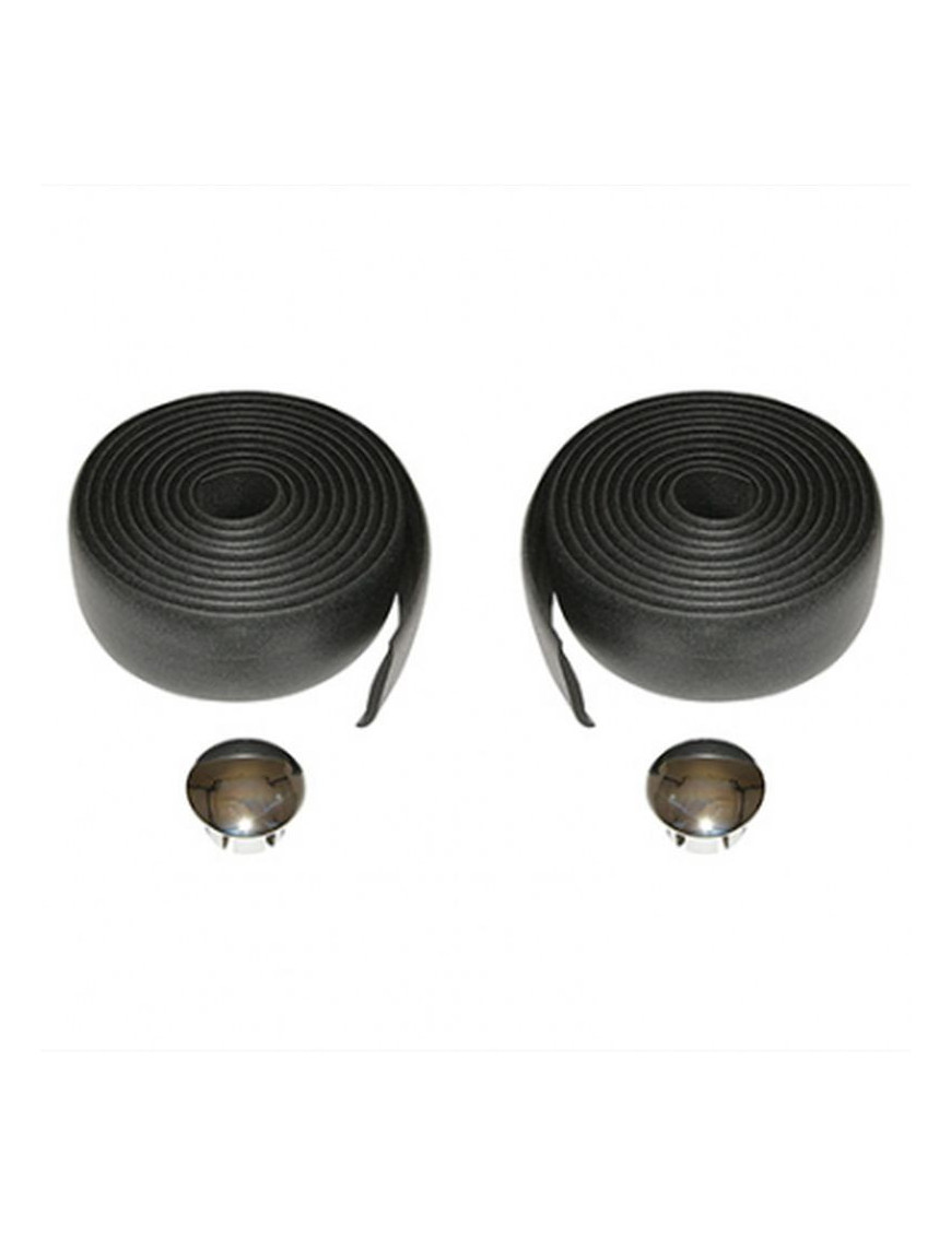 Ruban de guidon silicone noir