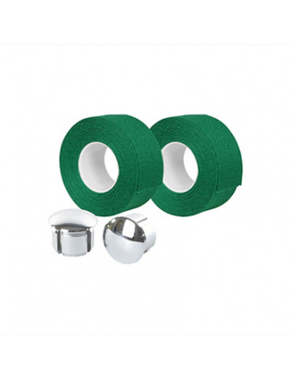 RUBAN DE GUIDON VELOX TRESSOSTAR 90 COTON VERT FONCE 20mm x 2,80M (VENDU AU BLISTER DE 2)