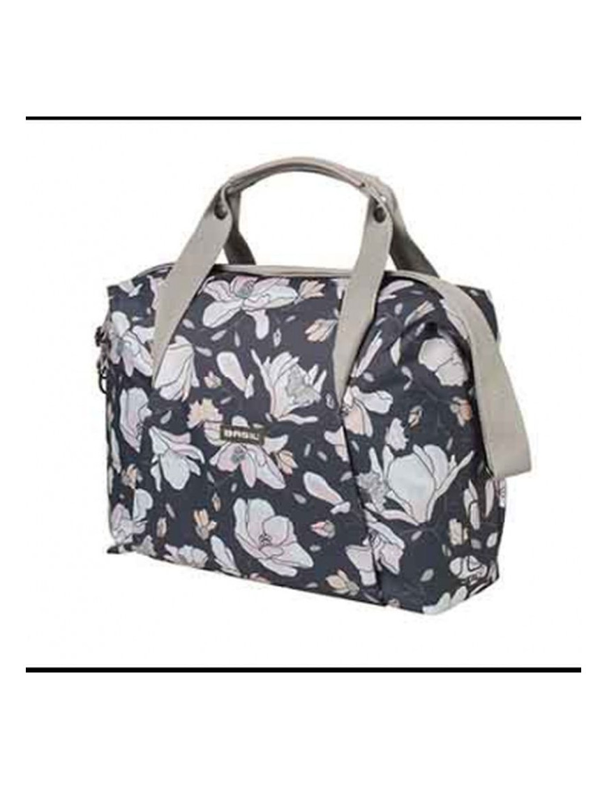 SAC VELO BASIL MAGNOLIA 18L PASTEL POWDERS FIXATION RAPIDE HOOK-ON SUR PORTE BAGAGE AVANT-ARRIERE (29x16x41cm) AVEC HOUSSE WATE