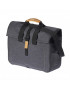 SACOCHE ARRIERE VELO LATERALE BASIL URBAN DRY BUSINESS DROIT-GAUCHE GRIS 20L WATERPROOF FIXATION HOOK-ON (38x15x37cm)