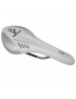 Selle ddk ROUTE/VTT ario blanc deco noir/gris 285x136mm rail cr-m...