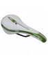 Selle ddk ROUTE/VTT mx 5.0 blanc/vert avec trou central rail acie...