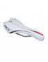 Selle ddk ROUTE/VTT race x3 blanc avec rail acier noir (utilisati...