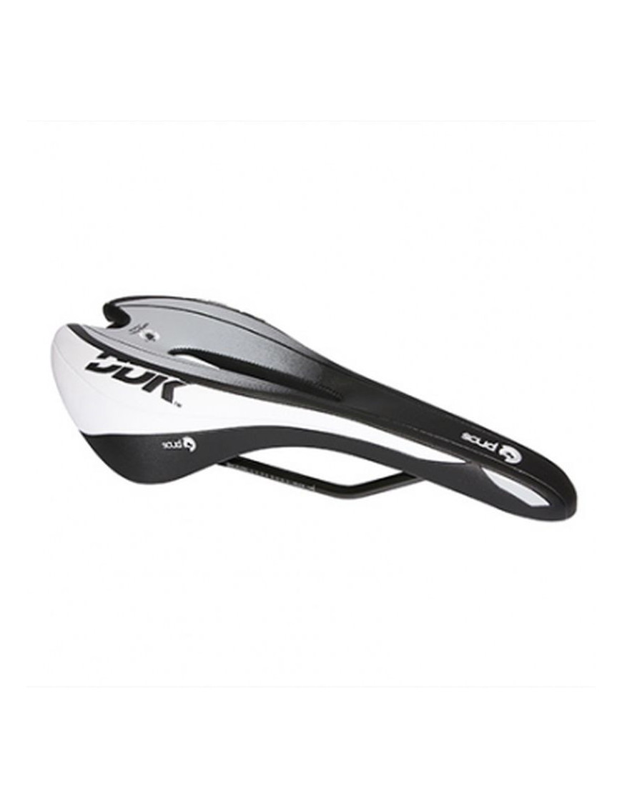 Selle ddk ROUTE/VTT racing motion noir deco blanc/gris 278x136mm ...