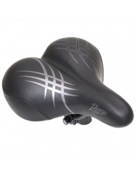 SELLE NEWTON CITY STRACE PHOENIX FEMME NOIR 255x225mm AVEC CHARIOT RAIL ACIER NOIR AVEC AMORTISSEUR