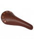 SELLE NEWTON ROUTE VINTAGE MARRON CLAIR AVEC RIVETS 278x155mm RAIL ACIER