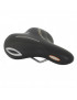 SELLE ROYAL LOOKIN TREKKING MODERATE GEL VISIBLE AVEC PROTECTION LATERALE ET ELASTOMERE NOIR 269x198mm 620g