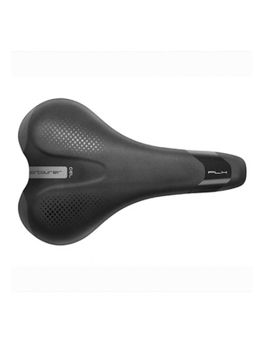 Selle sportourer loisir/VAE flx lady gel noir avec elastomeres ra...