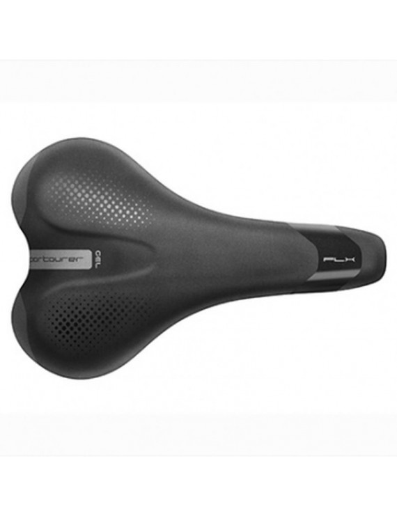 Selle sportourer loisir/VAE flx lady gel noir avec elastomeres ra...