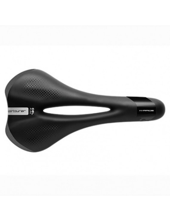 Selle sportourer sport x-race gel flow noir 370g 140x272mm avec t...