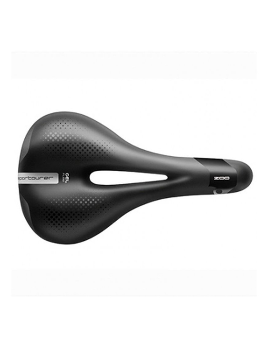 Selle sportourer sport zoo gelflow noir 370g 160x276mm avec trou ...