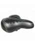 SELLE CITY XINDA NEW CENTURY MAXI CONFORT THERMO-FORME NOIR RELAXED 250x210mm RAIL ACIER