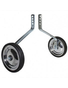 Stabilisateur vélo newton c2 roue acier chrome 12-14-16-18' (pair...
