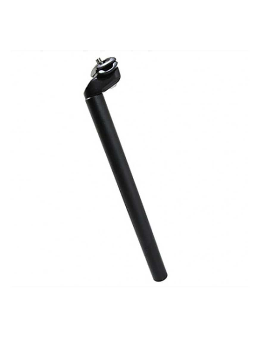 TIGE DE SELLE VTT ALU NOIR MAT DIAM 27.2  L350mm