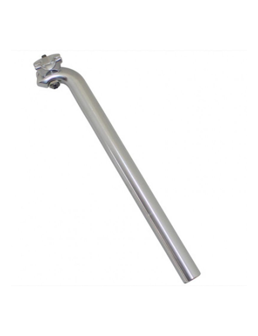 TIGE DE SELLE VTT NEWTON MONO ALU ARGENT DIAM 31,6  L350mm