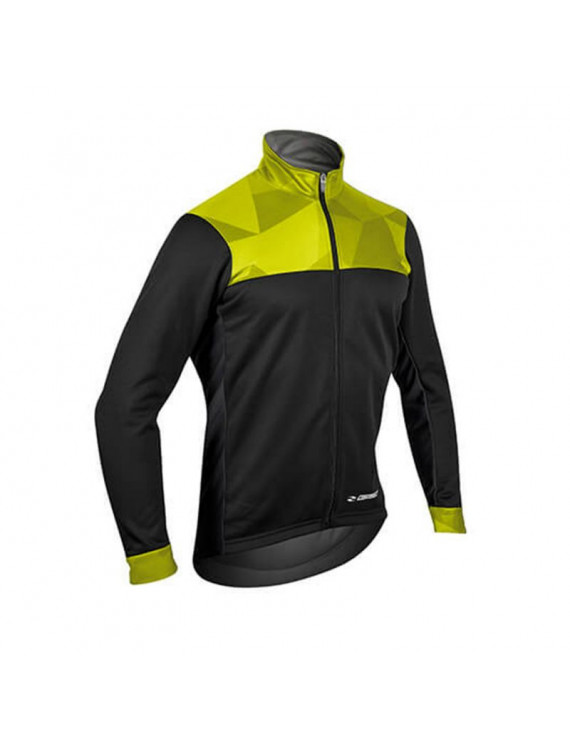 MAILLOT GIST HIVER CLIMB NOIR-JAUNE XL   -5661