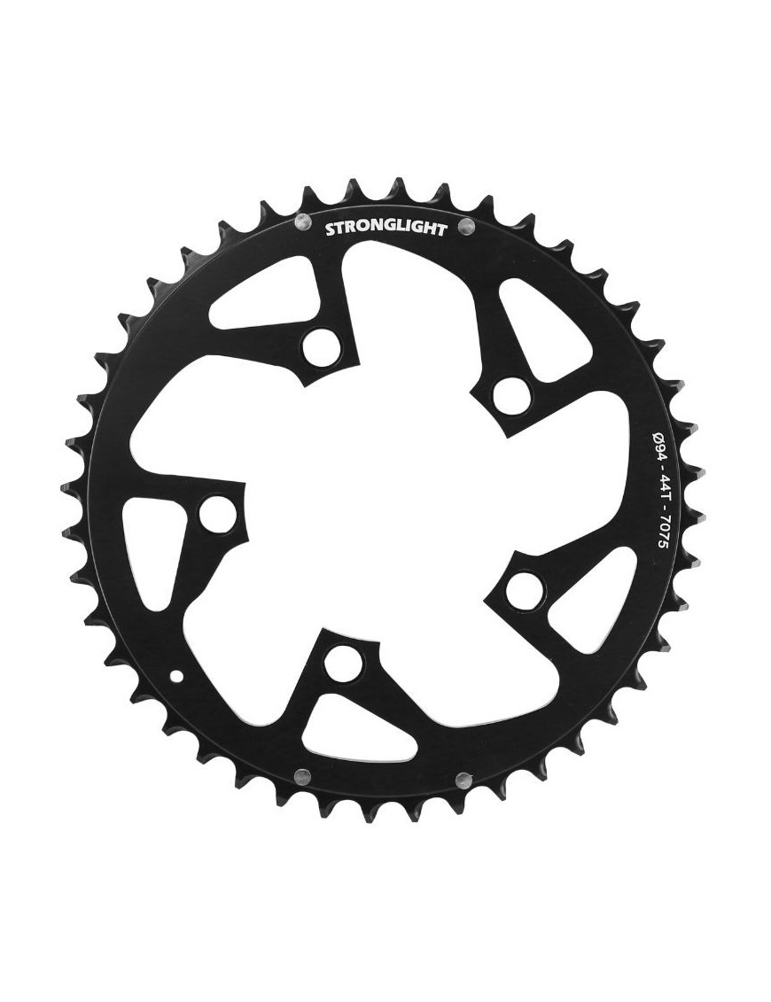 PLATEAU VTT 5BRA D.94 STRONGLIGHT TRIPLE 44DTS NOIR EXTERIEUR ALU 7075 8-9V.