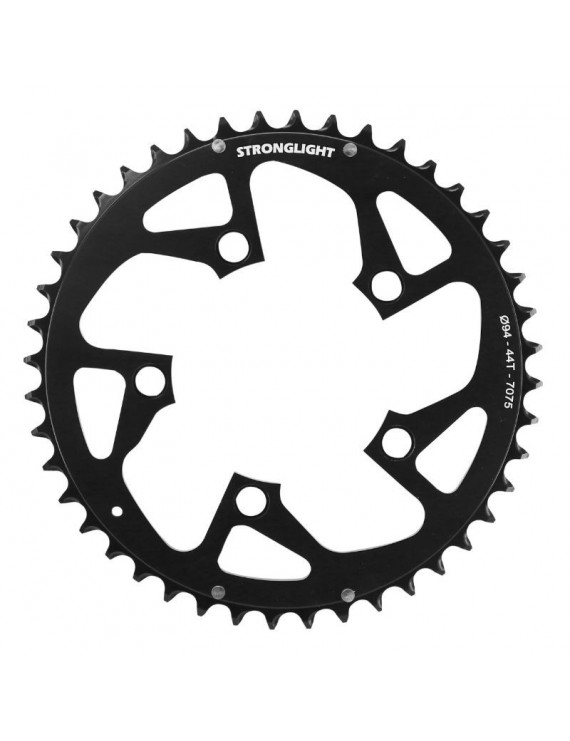 PLATEAU VTT 5BRA D.94 STRONGLIGHT TRIPLE 44DTS NOIR EXTERIEUR ALU 7075 8-9V.