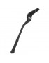 "BEQUILLE VELO LATERALE ARRIERE PLETSCHER REGLABLE 26-29"" (210 à 375mm) FIXATION BASE-HAUBAN ALU NOIR  - SUPPORTE 50KGS"