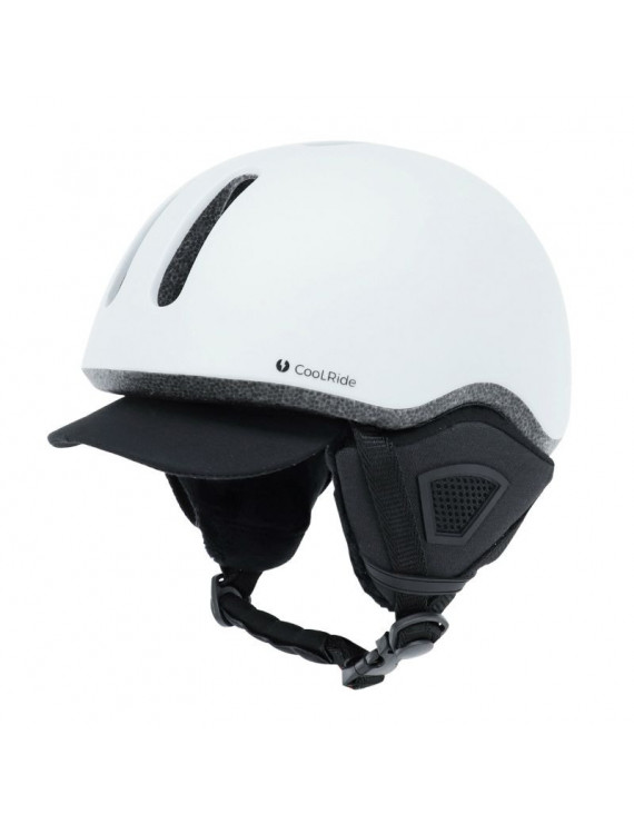CASQUE VELO ADULTE COOL CITY ARGENT IN-MOLD TAILLE 58-61 AVEC VISIERE ET MOLETTE REGLAGE (VENDU SUR CARTE)