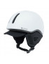 CASQUE VELO ADULTE COOL CITY ARGENT IN-MOLD TAILLE 58-61 AVEC VISIERE ET MOLETTE REGLAGE (VENDU SUR CARTE)