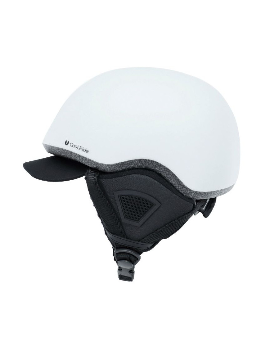 CASQUE VELO ADULTE COOL CITY ARGENT IN-MOLD TAILLE 54-58 AVEC VISIERE ET MOLETTE REGLAGE (VENDU EN BOITE)