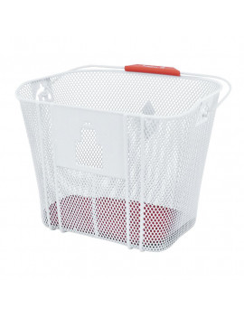 PANIER AVANT ACIER NID ABEILLE HAPO-G BLANC ( cm)  -VENDU AVEC FIXATION DMTS VAE - E-BIKE